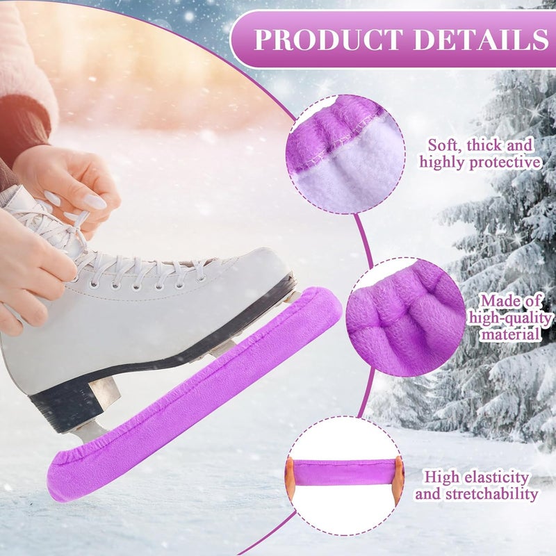 Sumind Hockey Skate Guards Ice Skate Blade Covers Soakers Blade Protector Ice Skating Accessories for Women Figure Skating - Image 3